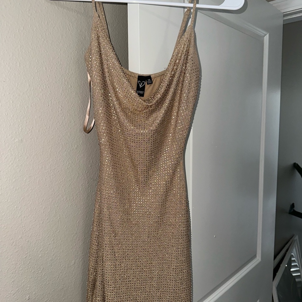 Windsor Gold Sparkle Dress